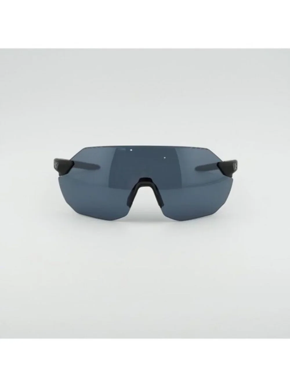 Under Armour UA HALFTIME/F 003 Sunglasses Matte Black Shield Frame, Grey Lenses